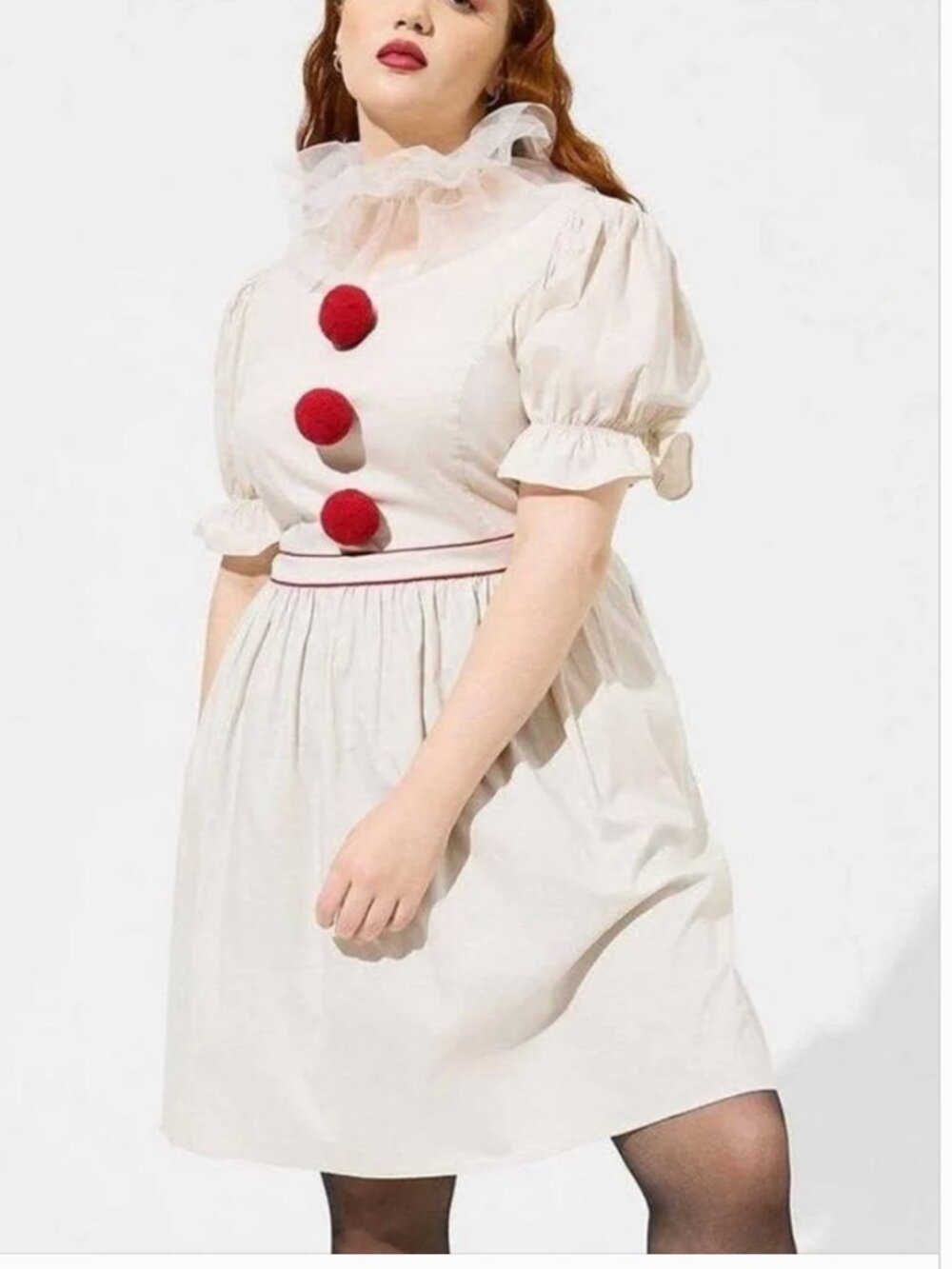 Torrid Pennywise IT Warner Bros Mini Dress Costume Size 2 OWO - Picture 1 of 8
